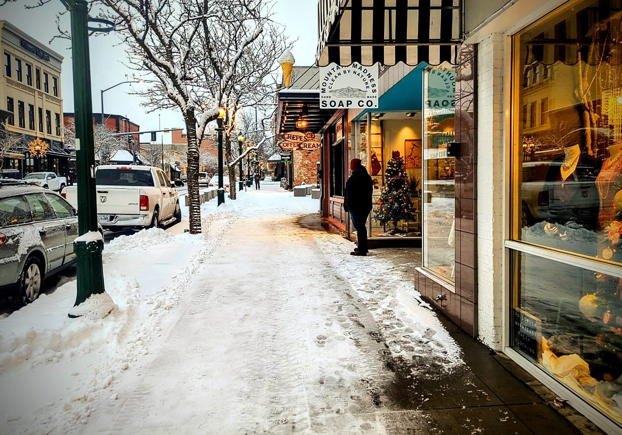 Winter in Downtown Coeur d'Alene, Idaho